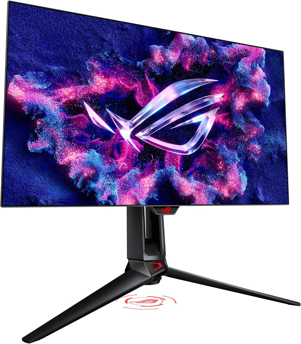 ASUS ROG PG27AQDP 27 Inch 1440P 480Hz OLED Gaming Monitor | Custom Heatsink, 0.03Ms, G-SYNC Compatible, WOLED, Displayhdr 400, AI Assistant, True 10-Bit, 99% DCI-P3, for PS5 and Xbox