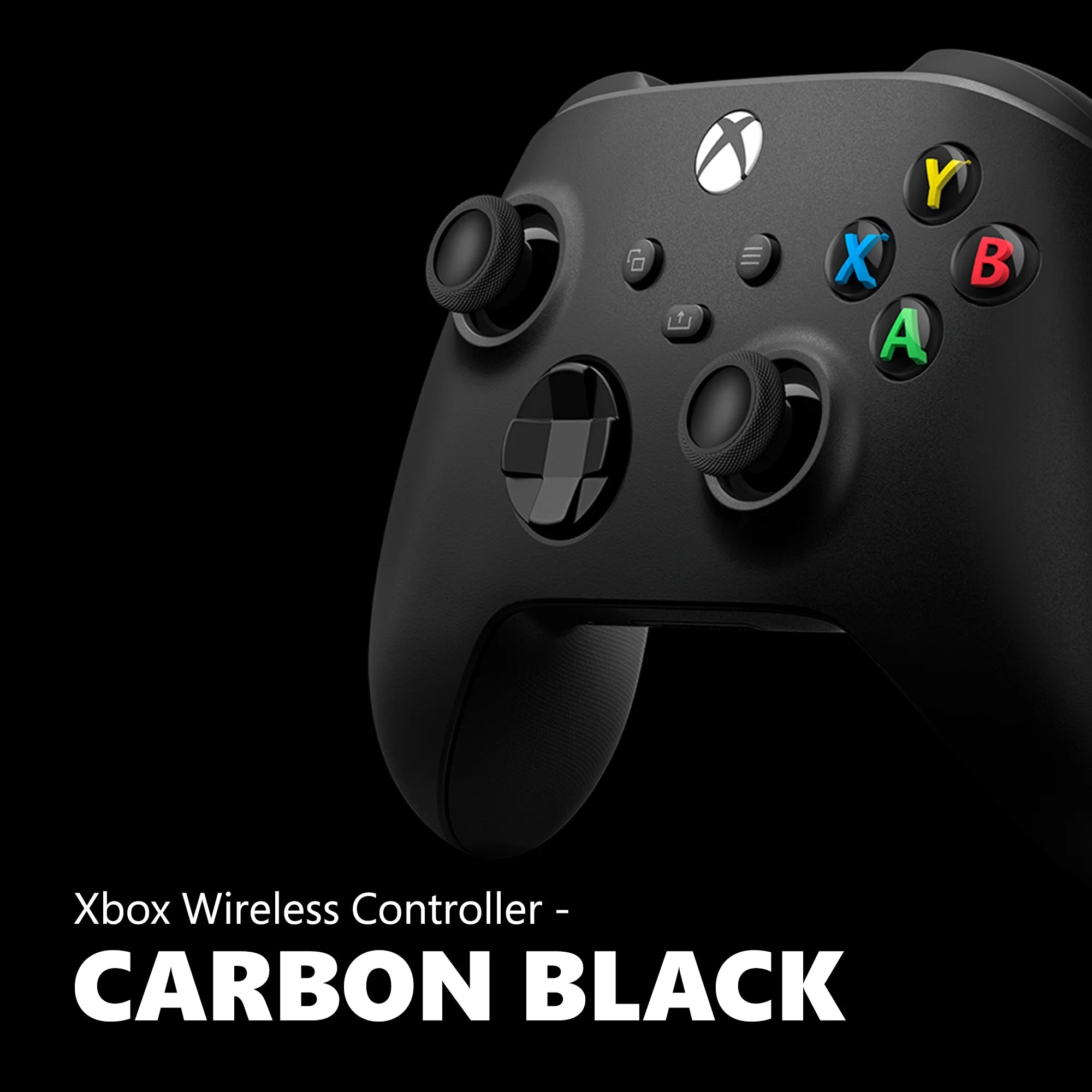 Wireless Controller – Carbon Black – for  Series X|S,  One, Pcs, Tvs, Mobile, and More