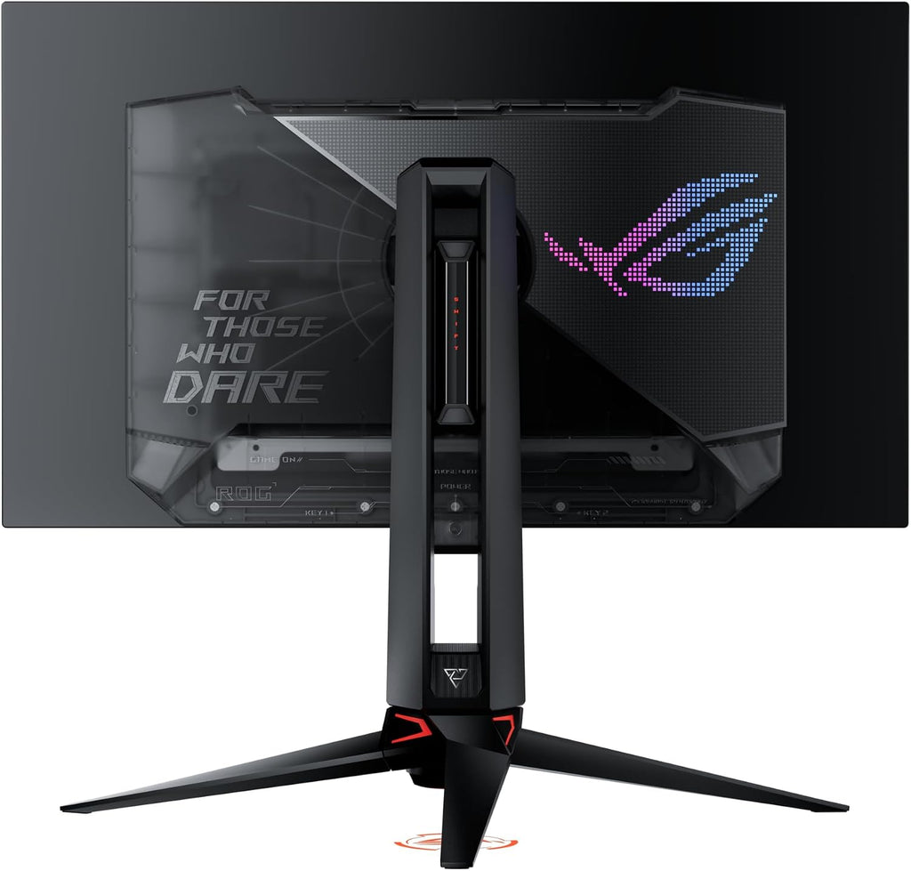 ASUS ROG PG27AQDP 27 Inch 1440P 480Hz OLED Gaming Monitor | Custom Heatsink, 0.03Ms, G-SYNC Compatible, WOLED, Displayhdr 400, AI Assistant, True 10-Bit, 99% DCI-P3, for PS5 and Xbox