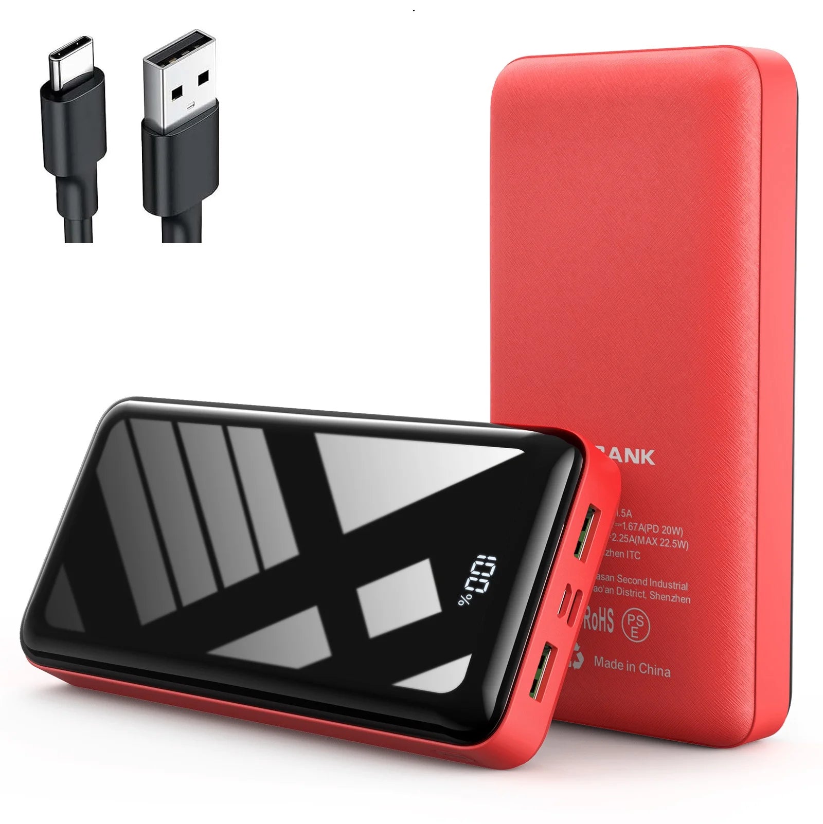 Portable Charger 50000Mah Power Bank, 22.5W Fast Charging External Battery Pack, Portable Phone Charger for Iphone Samsung, Camping
