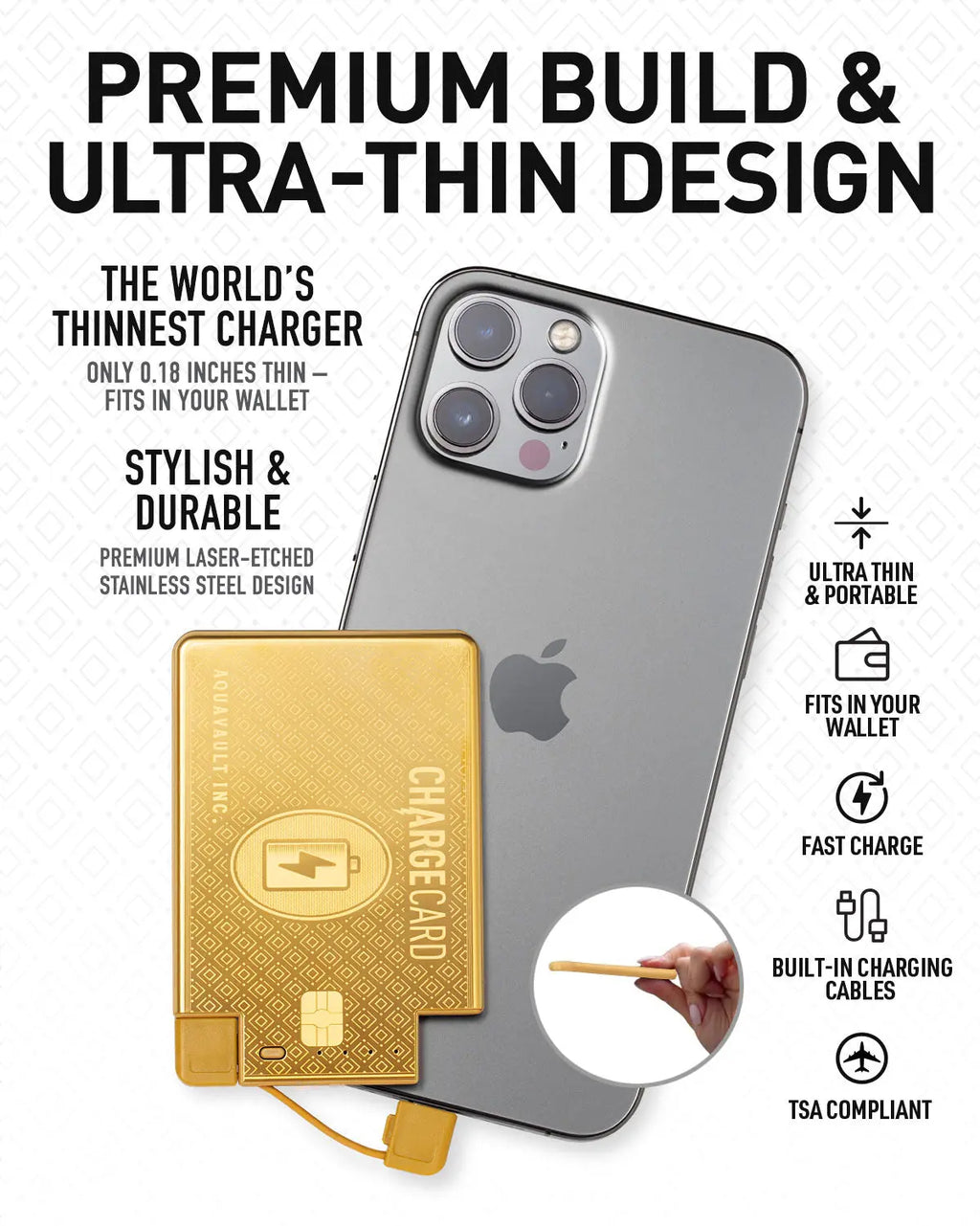 Ultra-Thin Portable Charger