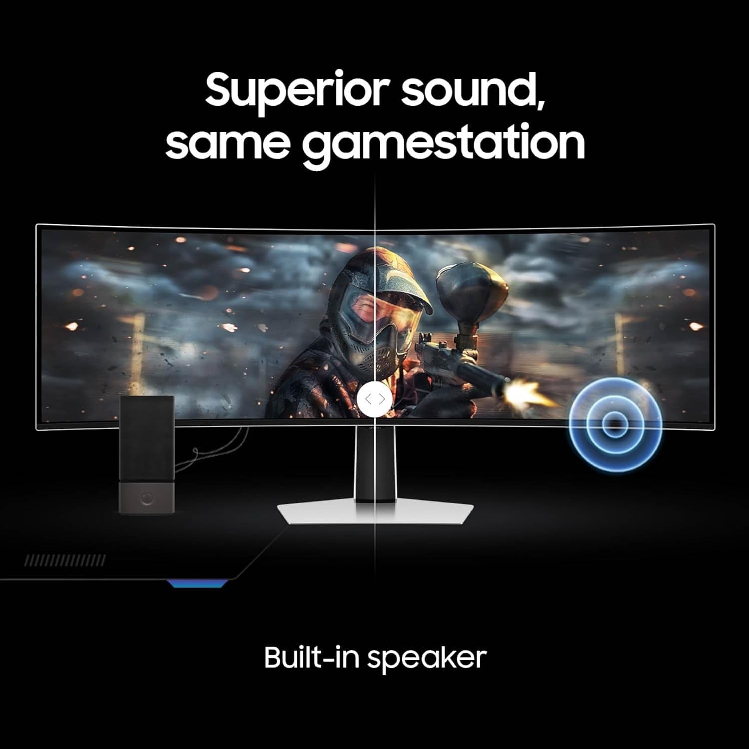Samsung 49" Odyssey (G93SC) Series QD-OLED Curved Gaming Monitor | 240Hz, 0.03Ms, DQHD, G-Sync Compatible, Freesync Premium Pro, Adjustable Stand (LS49CG932SNXZA)