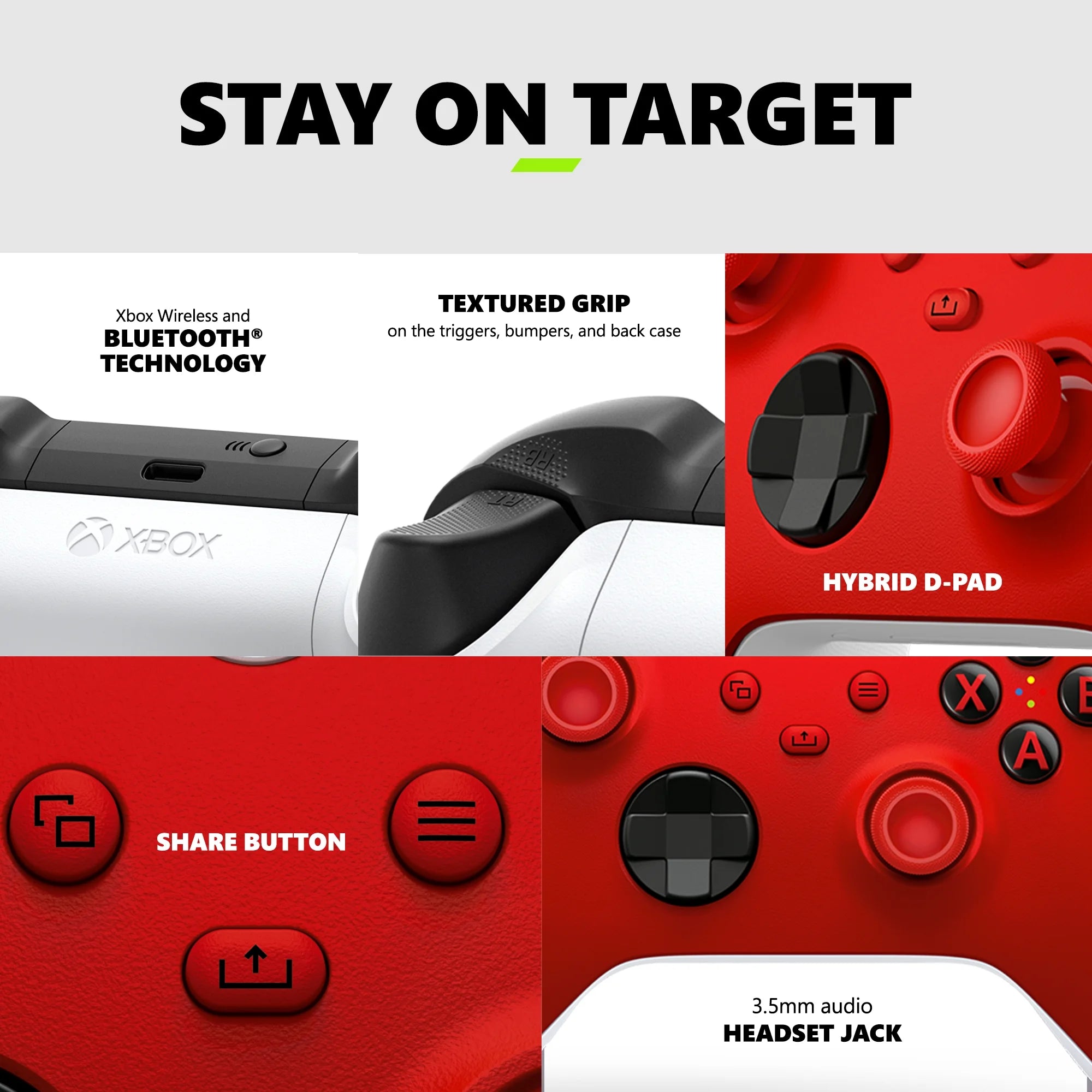 Wireless Controller – Pulse Red – for  Series X|S,  One, Pcs, Tvs, Mobile, and More