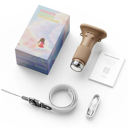 Kids Microscope - 1000X Buggy Lens Portable Microscope for Kids, Photo & Video Miniscope Pocket Microscope Toy, 2'' Digital Screen | Ideal for Boys & Girls Age 3-12
