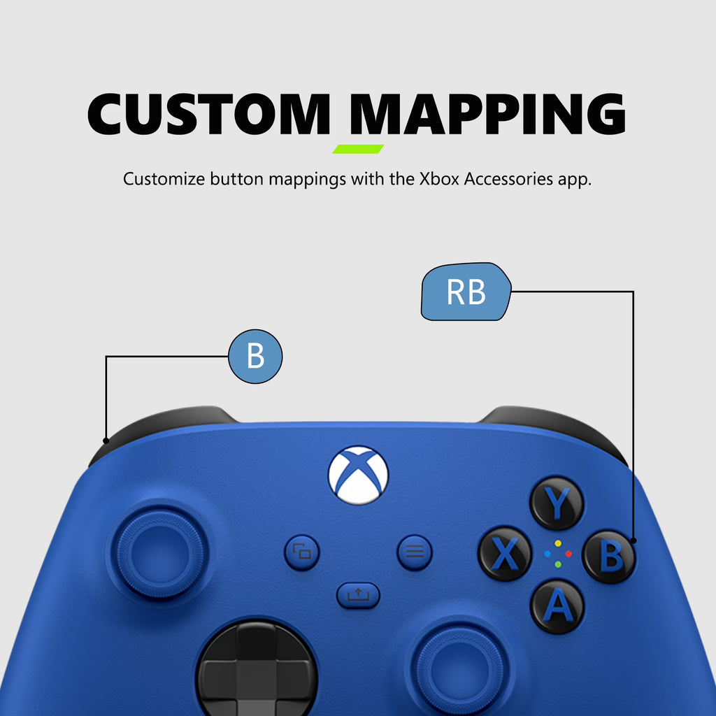Wireless Controller – Shock Blue – for  Series X|S,  One, Pcs, Tvs, Mobile, and More