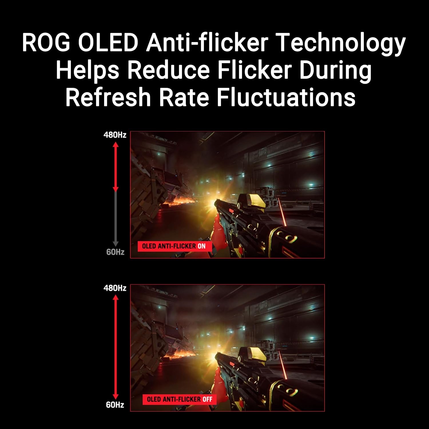 ASUS ROG PG27AQDP 27 Inch 1440P 480Hz OLED Gaming Monitor | Custom Heatsink, 0.03Ms, G-SYNC Compatible, WOLED, Displayhdr 400, AI Assistant, True 10-Bit, 99% DCI-P3, for PS5 and Xbox