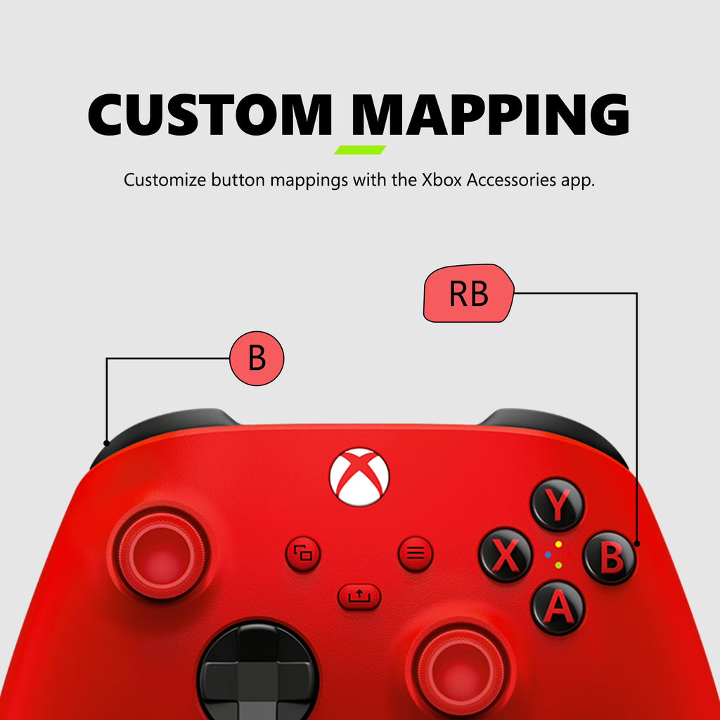 Wireless Controller – Pulse Red – for  Series X|S,  One, Pcs, Tvs, Mobile, and More