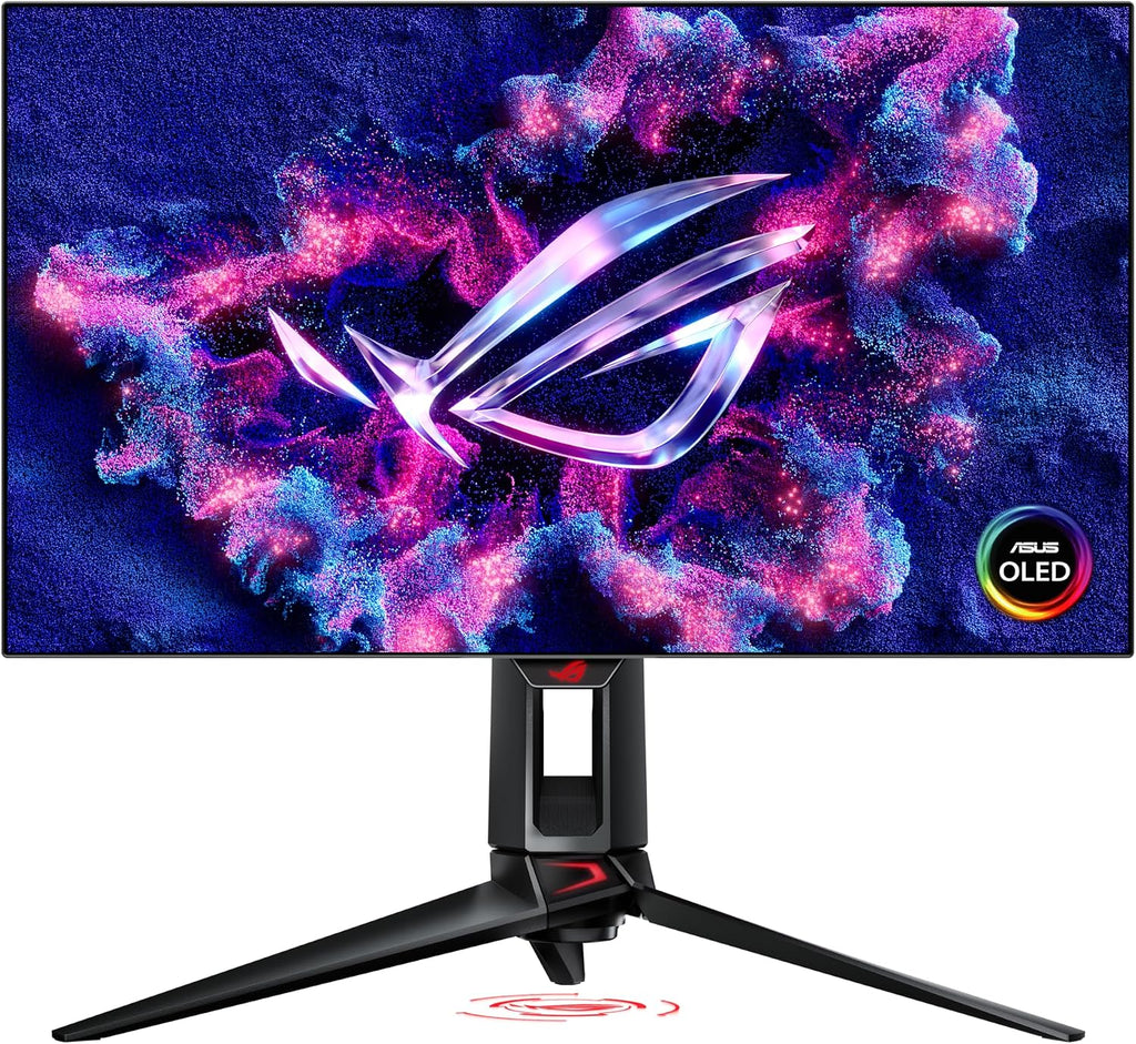 ASUS ROG PG27AQDP 27 Inch 1440P 480Hz OLED Gaming Monitor | Custom Heatsink, 0.03Ms, G-SYNC Compatible, WOLED, Displayhdr 400, AI Assistant, True 10-Bit, 99% DCI-P3, for PS5 and Xbox