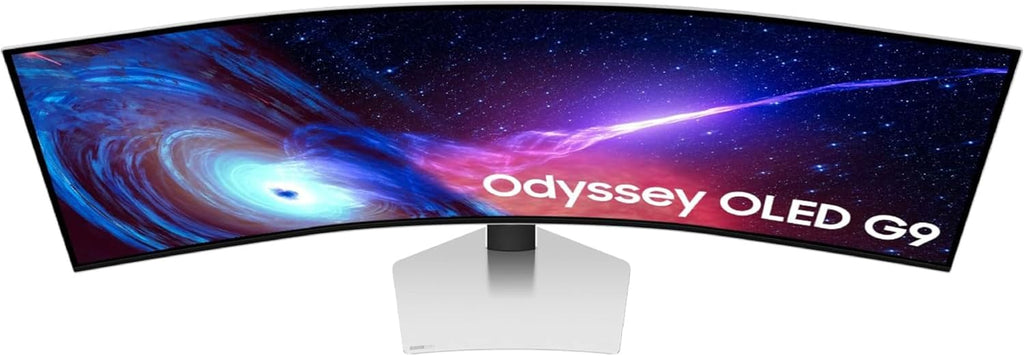 Samsung 49" Odyssey (G93SC) Series QD-OLED Curved Gaming Monitor | 240Hz, 0.03Ms, DQHD, G-Sync Compatible, Freesync Premium Pro, Adjustable Stand (LS49CG932SNXZA)